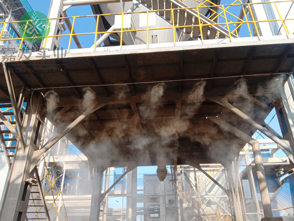 上饒寧能生物質發電有限公司安裝發電廠噴霧除塵系統案例