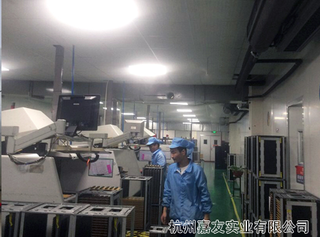 寧波北侖區某電器smt車間高壓微霧加濕除靜電案例