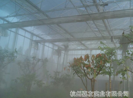 歌斐頌巧克力小鎮可可森林植物園噴霧降溫及加濕案例